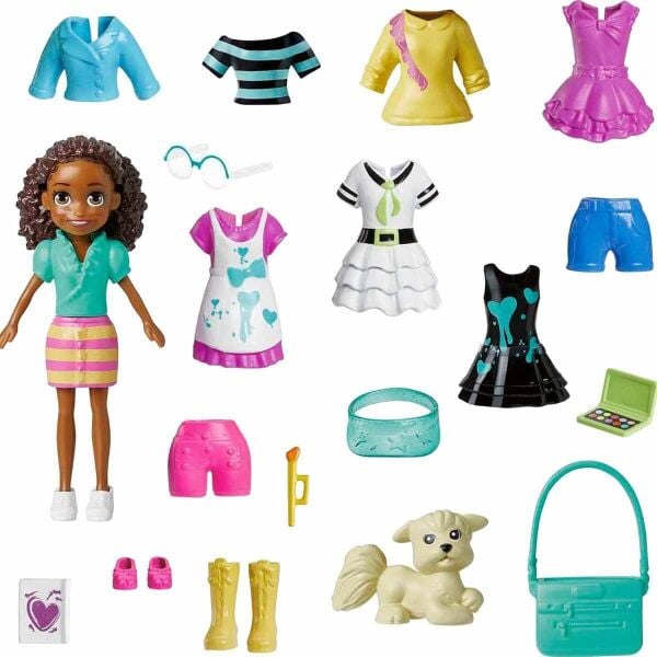 MATTEL POLLY POCKET FARKLI KOMBİN EĞL. SET