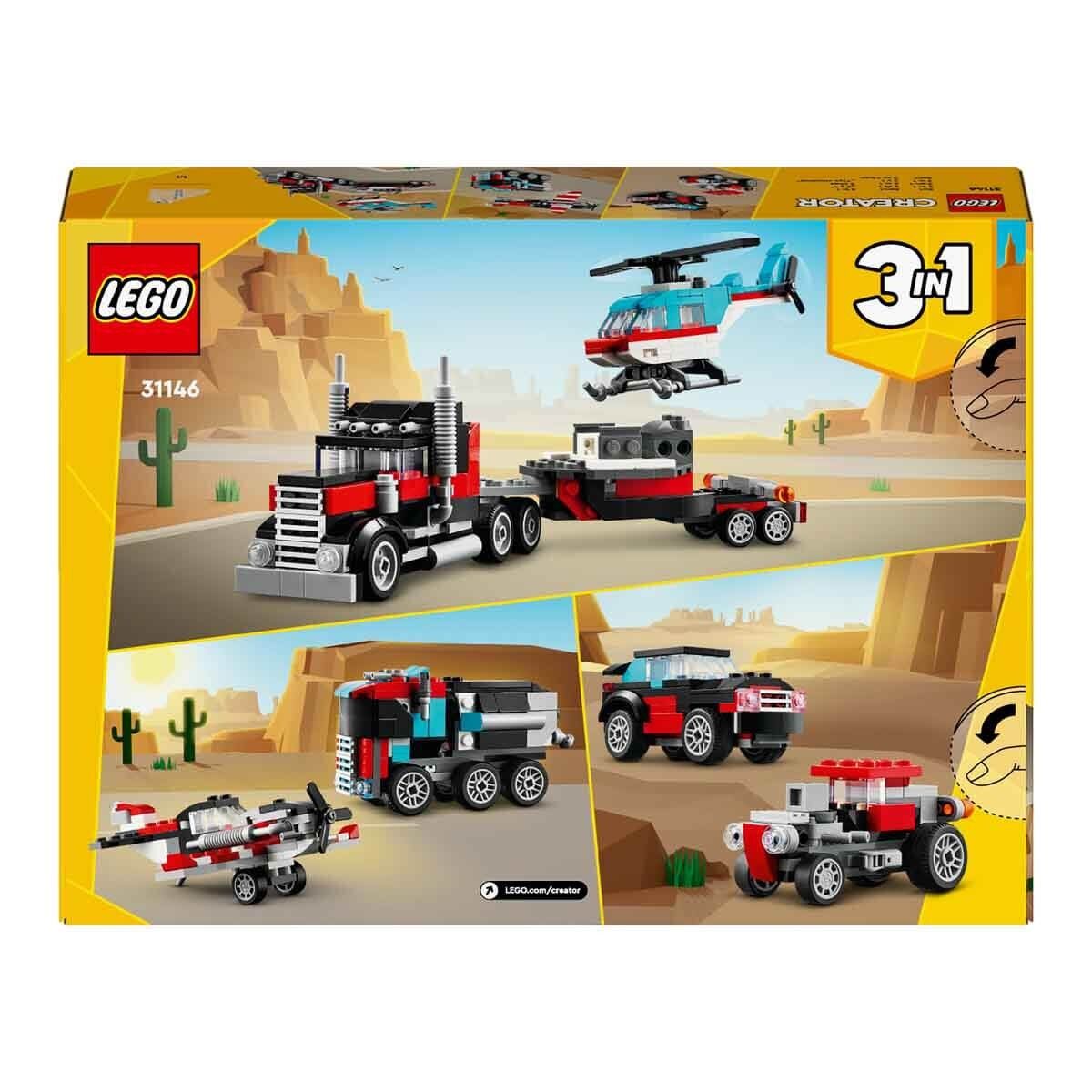 LEGO CREATOR HELİKOPTERLİ AÇIK KASA KAMYONU