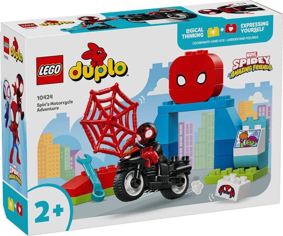 LEGO DUPLO MARVEL SPİN'İN MOTORSİKLET MACERASI