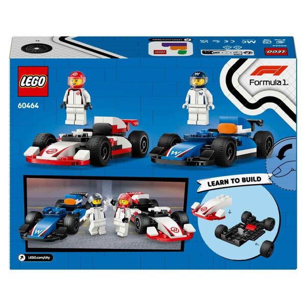 LEGO CITY F1 WİLLİAMS VE HAAS F1 YARIŞ ARABALARI