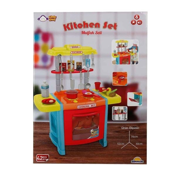 SUN-YFN-LCH-MUTFAK SET FIRIN OCAK 42PRÇ SES IŞIK BYK KUTU