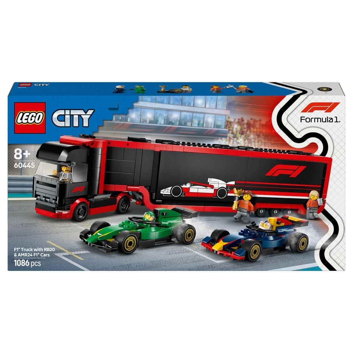 LEGO CITY F1 KAMYON RB20 VE AMR24