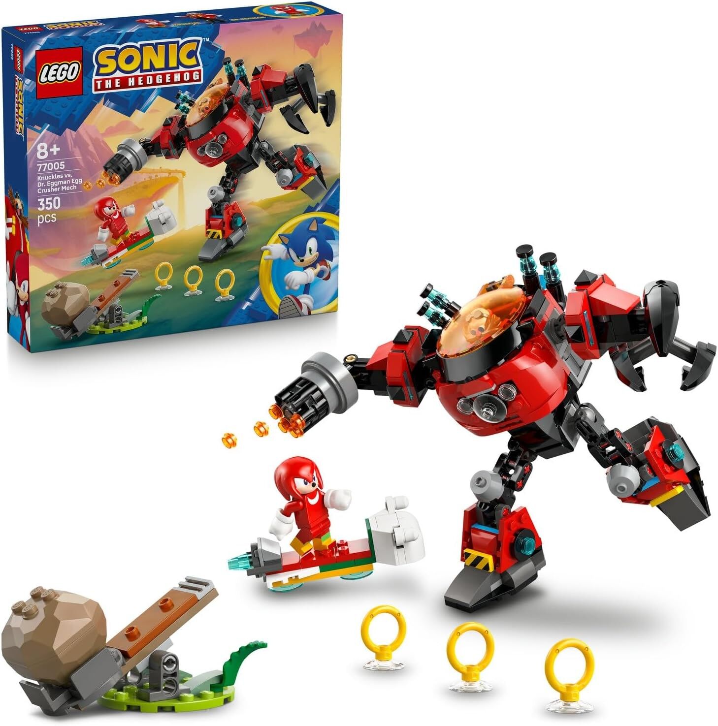 LEGO SONIC KNUCLKES EGG CRUSHER ROBOTUNA KARŞI