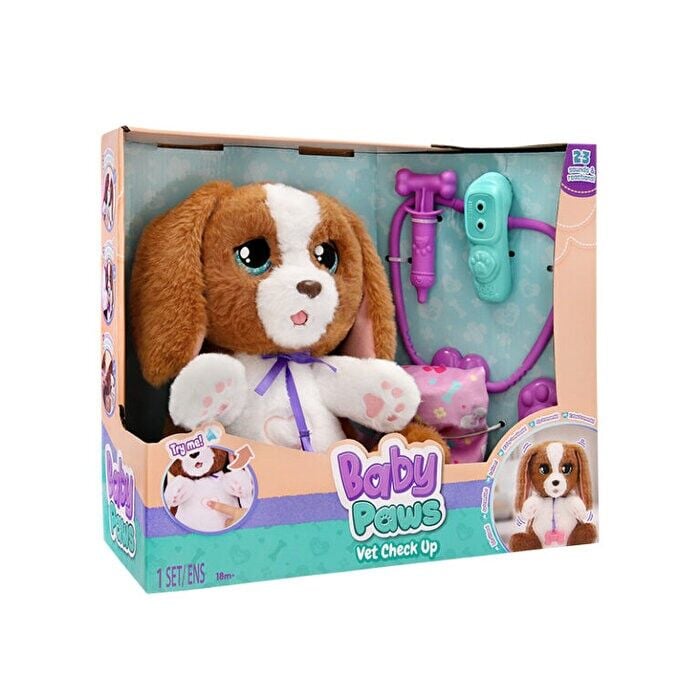 BABY PAWS 25CM PELUŞ VETERINER SETI