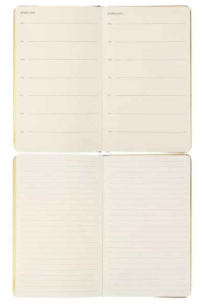 VEGAN DERİ SERT KAPAK ALTIN DEMİR VE ALTIN YALDIZ ÇİZİLİ LİLA