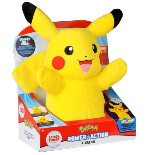 POKKEMON PIKACHU SESLİ IŞIKLI PELUŞ FİGÜR