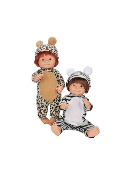 BEBEK SET BEBELOU HAYVAN KOSTÜMLÜ 40 CM