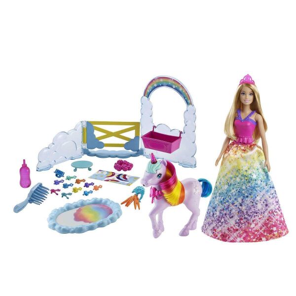 BARBİE DREAMTOPİA BEBEK VE TEK BOYNUZ