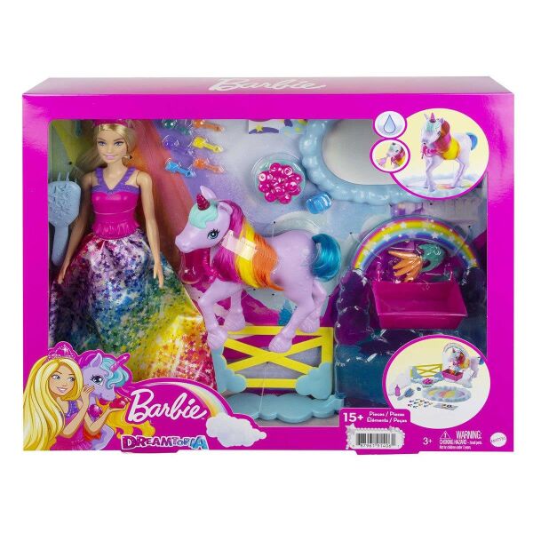 BARBİE DREAMTOPİA BEBEK VE TEK BOYNUZ