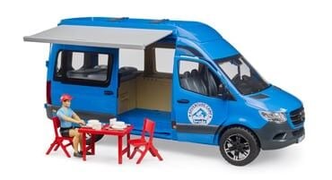 BRUDER  MERCEDES BENZ SPRINTER KARAVAN AKS. VE SÜRÜCÜSÜ