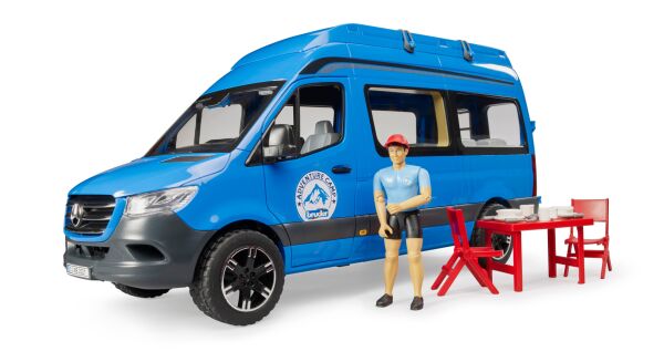 BRUDER  MERCEDES BENZ SPRINTER KARAVAN AKS. VE SÜRÜCÜSÜ