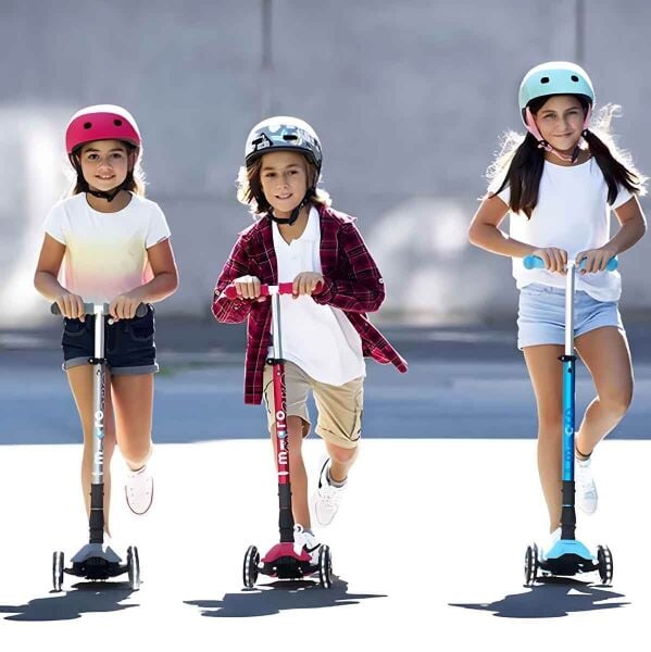 MICRO SCOOTER MINI DELUXE LED RED