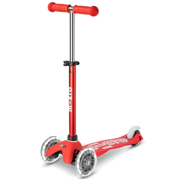 MICRO SCOOTER MINI DELUXE LED RED