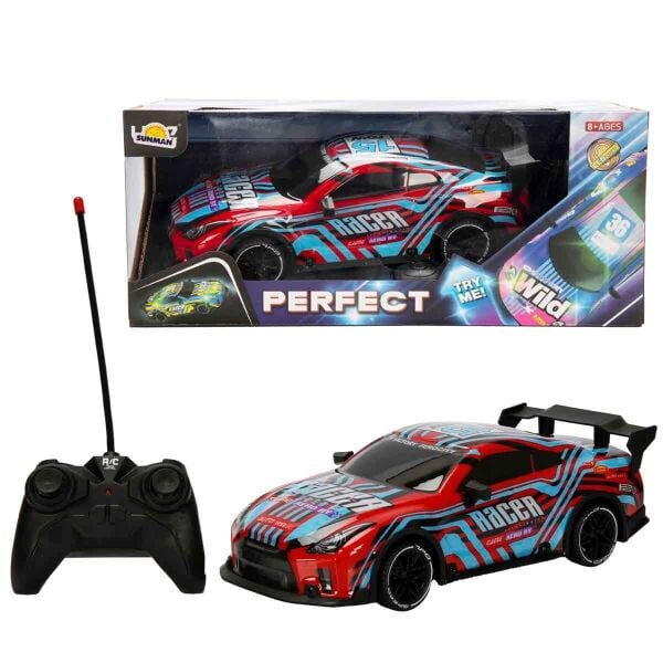 SUN-RST-R C ARABA 1 18 YARIŞ PERFECT FF IŞIKLI