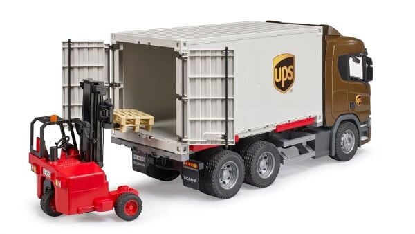 BRUDER SCNIA 560R UPS TÜKLEYİCİ KAMYON