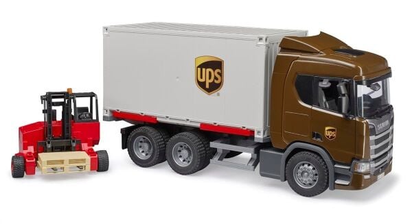 BRUDER SCNIA 560R UPS TÜKLEYİCİ KAMYON