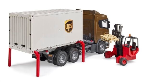 BRUDER SCNIA 560R UPS TÜKLEYİCİ KAMYON