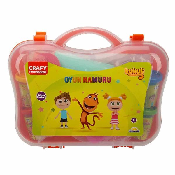 OYUN HAMURU SETİ KUKULİ PLASTİK ÇANTA 4X50G 20 PARÇA KUKU 2R