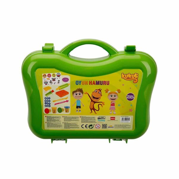 OYUN HAMURU SETİ KUKULİ PLASTİK ÇANTA 4X50G 20 PARÇA KUKU 2R