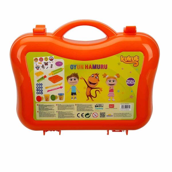 OYUN HAMURU SETİ KUKULİ PLASTİK ÇANTA 4X50G 20 PARÇA KUKU 2R