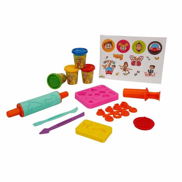 OYUN HAMURU SETİ KUKULİ PLASTİK ÇANTA 4X50G 20 PARÇA KUKU 2R