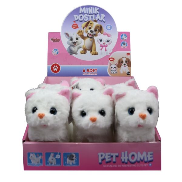 PELUŞ EVCİL KEDİ SESLİ VE HAREKETLİE