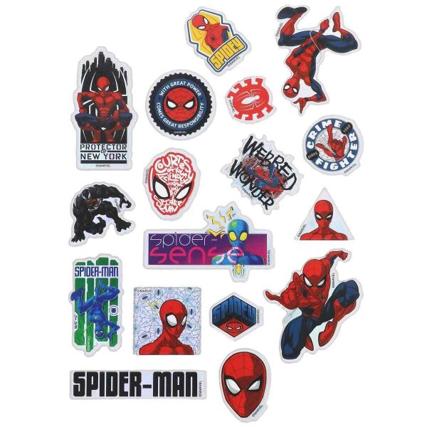 SPIDERMAN PUFFY STICKERS WEBS