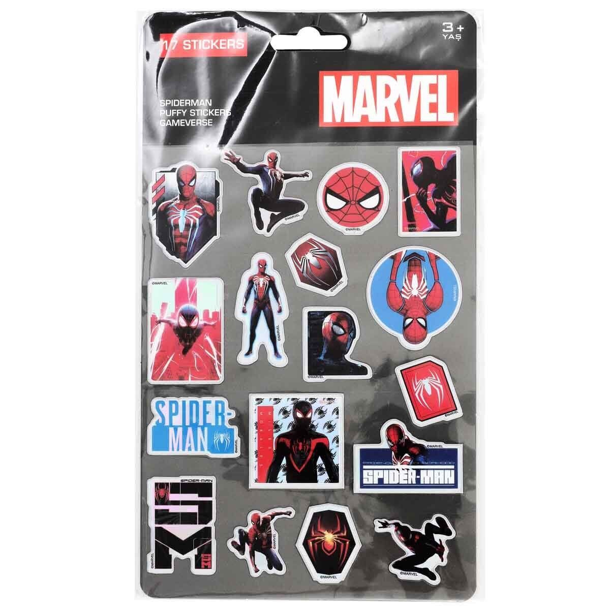 SPIDERMAN PUFY STICKERS PAM