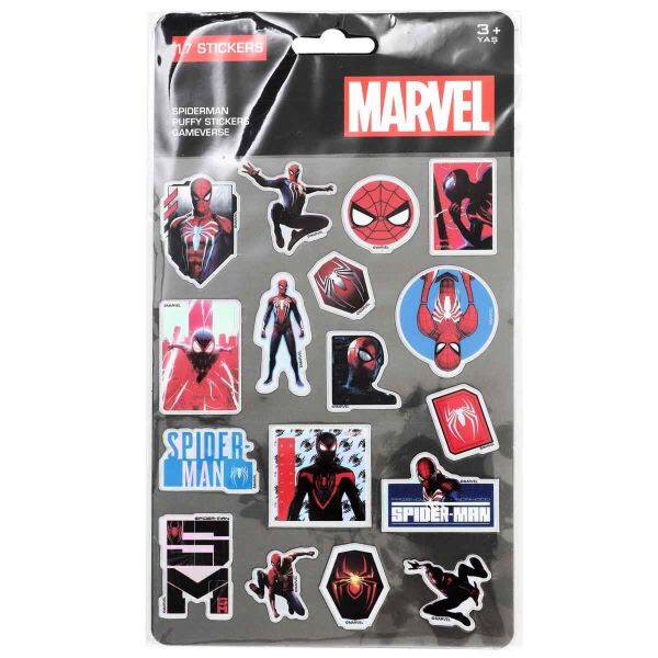 SPIDERMAN PUFY STICKERS PAM