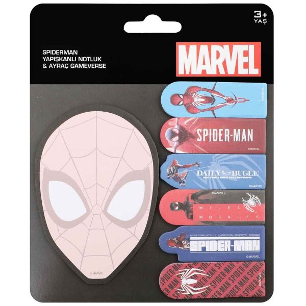 SPIDERMAN YAPIŞKANLI NOTLUK VE AYRAÇ