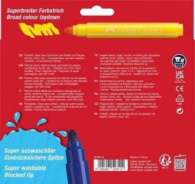 FABER CASTEL KEÇELİ KALEM JUMBO 12 Lİ