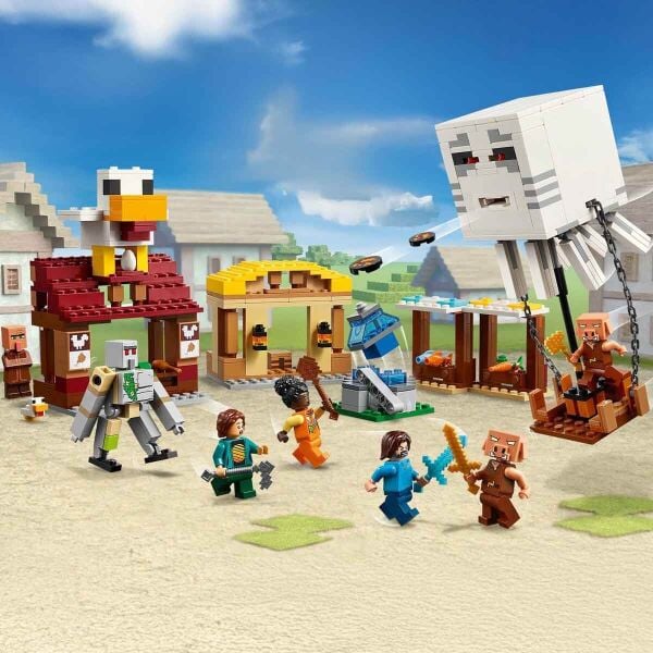 LEGİ MİNECRAFT THE GHAST BALLOON KÖY SALDIRISI