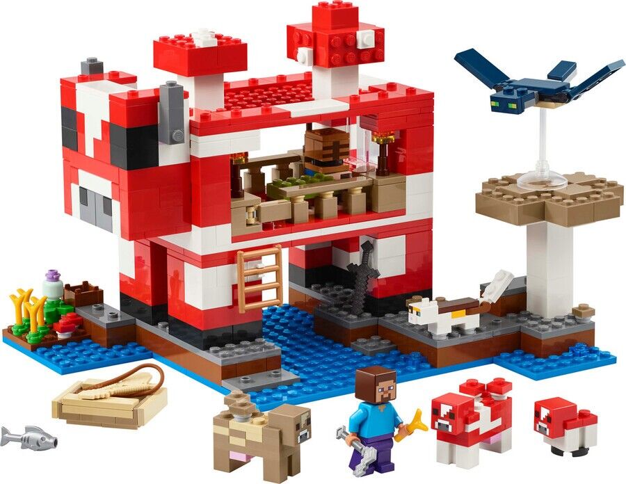 LEGO MİNECRAFT MOOSHROOM EVİ 500 PRÇ.