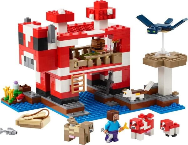 LEGO MİNECRAFT MOOSHROOM EVİ 500 PRÇ.