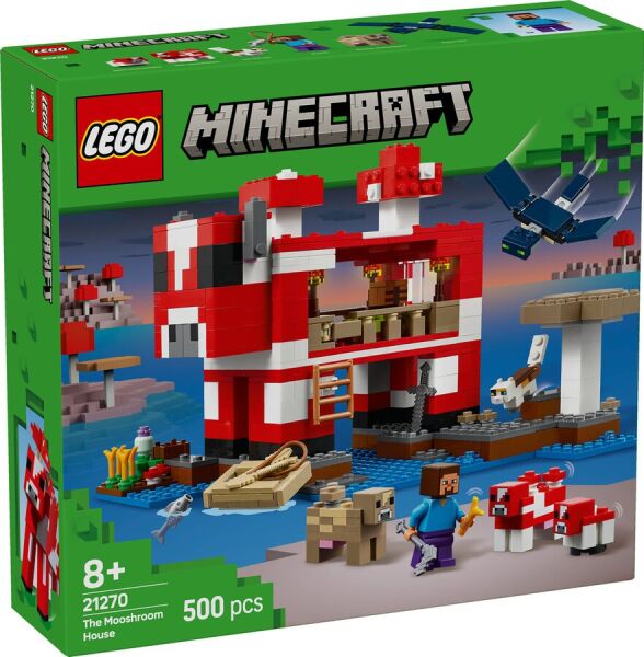LEGO MİNECRAFT MOOSHROOM EVİ 500 PRÇ.