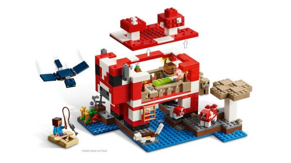 LEGO MİNECRAFT MOOSHROOM EVİ 500 PRÇ.