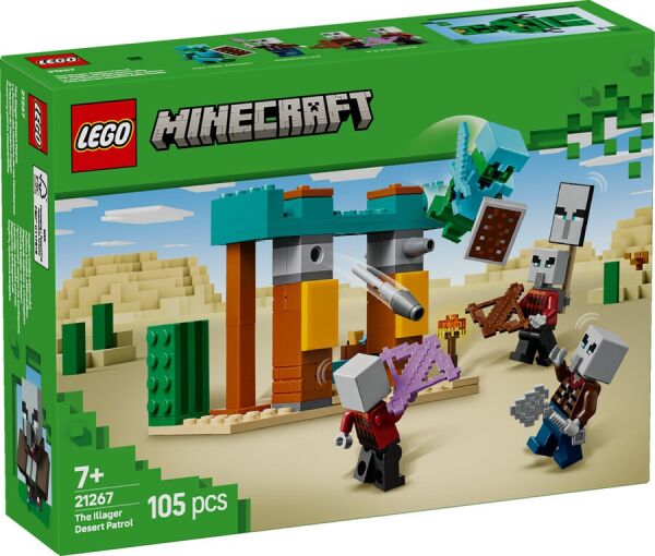 LEGO MİNECRAFT THE ILLAGER ÇÖL DEVRİYESİ