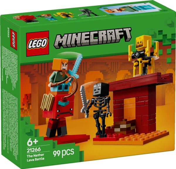LEGO MİNECRAFT NETHER LAV SAVAŞI 99 PRÇ