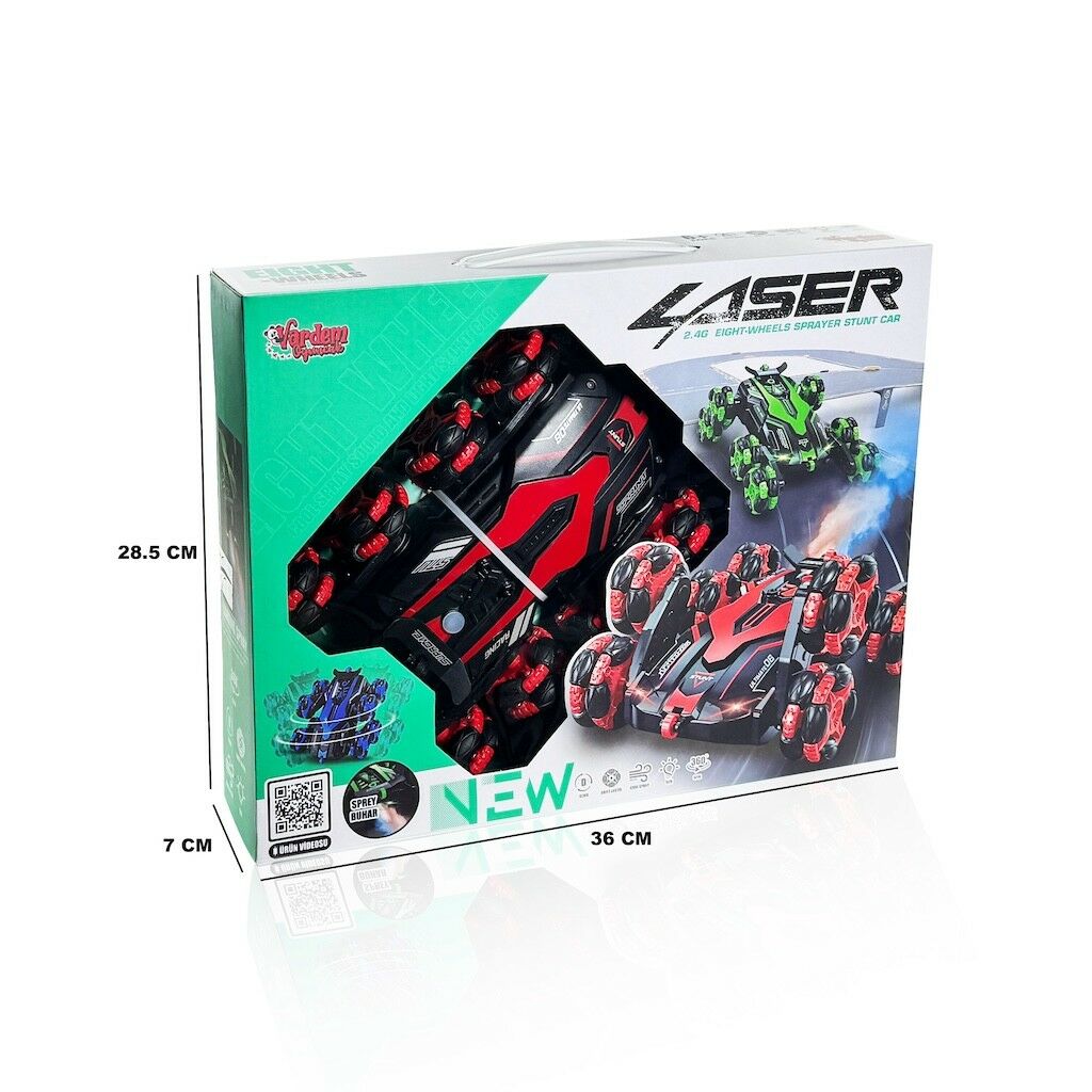 SEKIZ TEKERLİKLİ BUHARLI UZAKTAN KUMANDALI ARABA