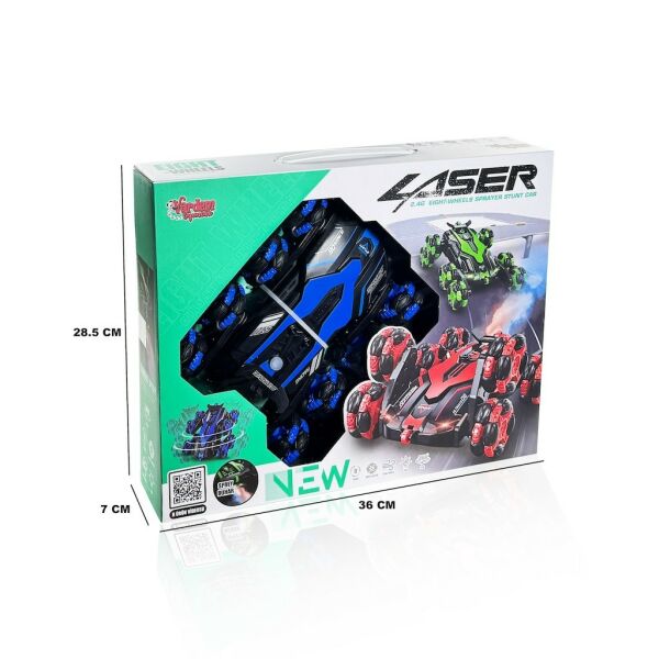 SEKIZ TEKERLİKLİ BUHARLI UZAKTAN KUMANDALI ARABA