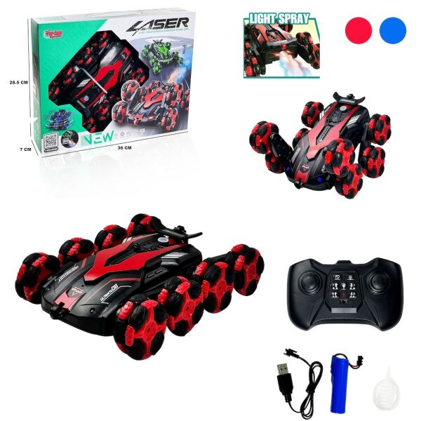 SEKIZ TEKERLİKLİ BUHARLI UZAKTAN KUMANDALI ARABA