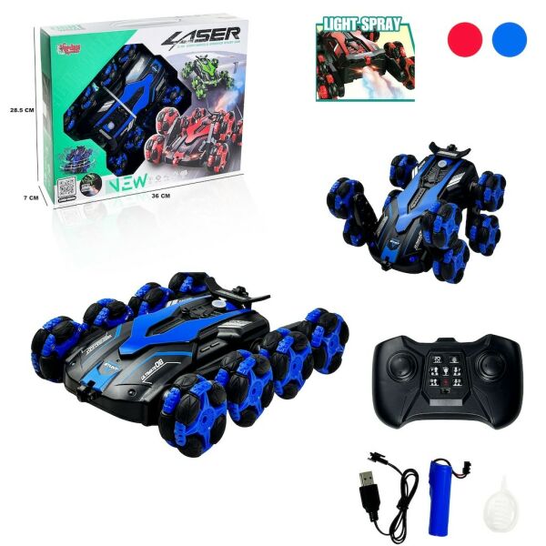 SEKIZ TEKERLİKLİ BUHARLI UZAKTAN KUMANDALI ARABA