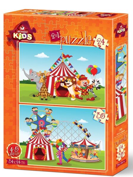 SİRK VE LUNAPARK  100 PARÇA