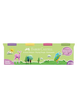 FABER-CASTELL OYUN HAMURU 4X100 PASTEL
