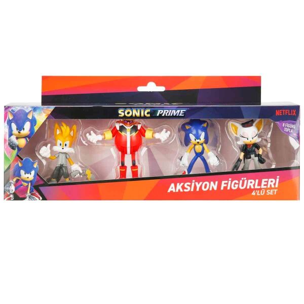 SONIC PRME 4'LÜ AKSİYON DELUXE SET