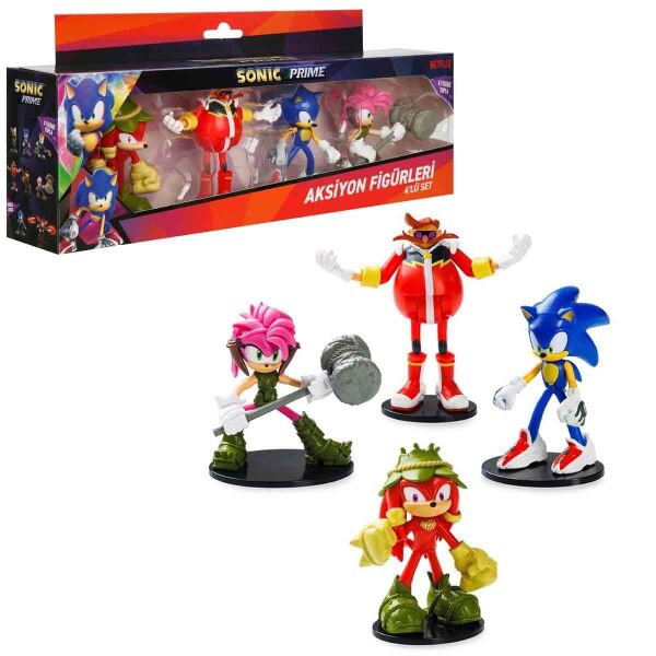 SONIC PRME 4'LÜ AKSİYON DELUXE SET