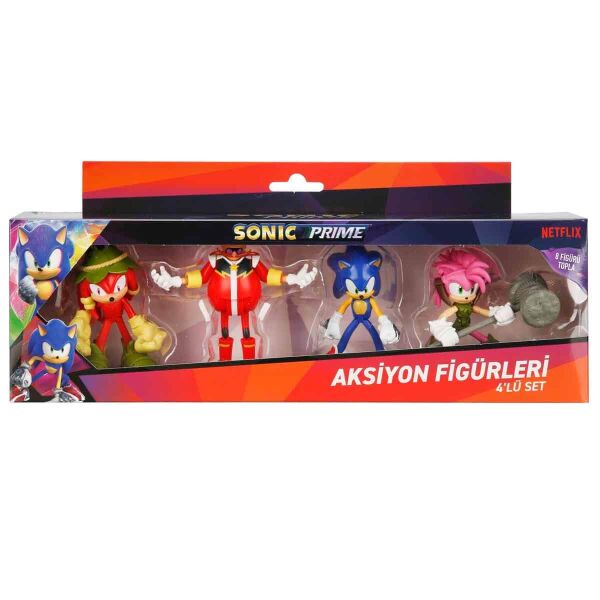 SONIC PRME 4'LÜ AKSİYON DELUXE SET