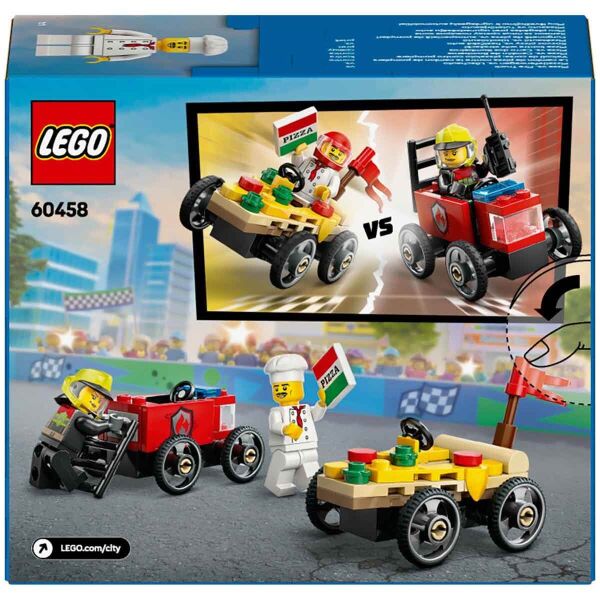 LEGO CITY PİZZA İTFAİYE VE YARIŞ ARABASI