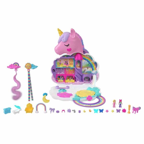 POLLY POCKET TEK BOYNUZLU ATIN GÖKKUŞAĞI SALONU