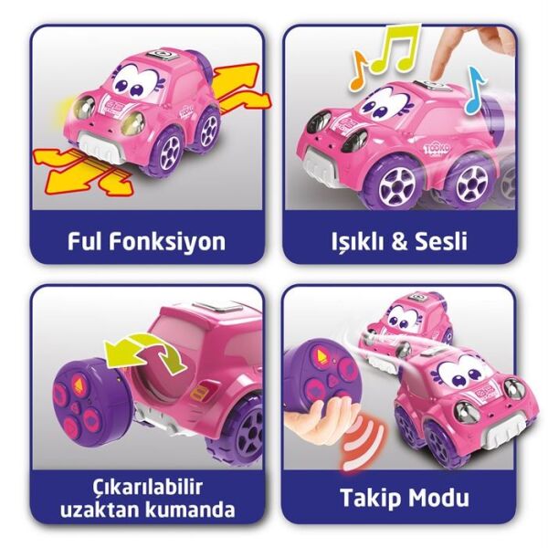NECO SILVERLIT TOOKO BENİ TAKİP ET ARACIM PEMBE